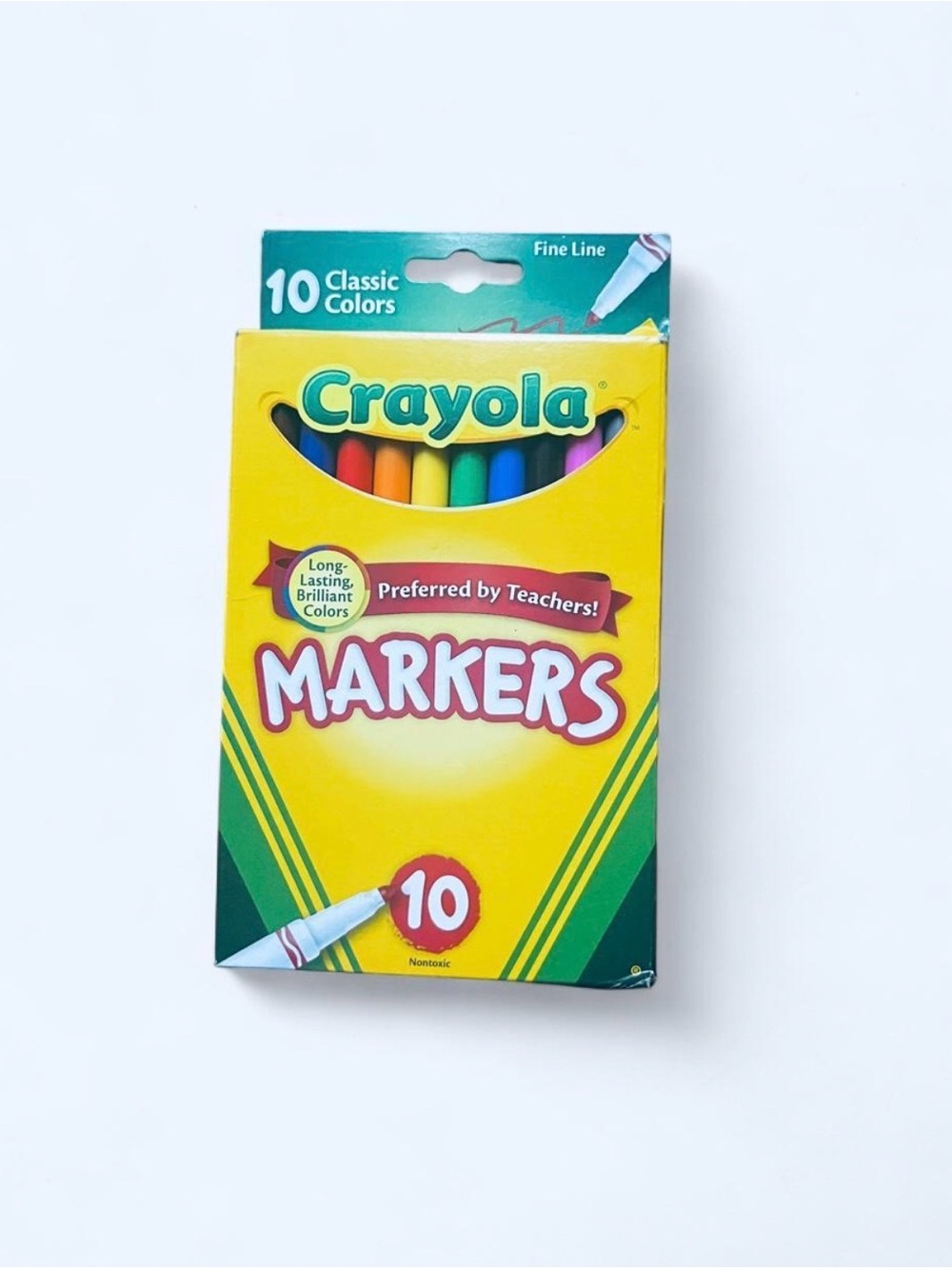 Crayola Markers Set - Yellow Pack with Assorted Colors